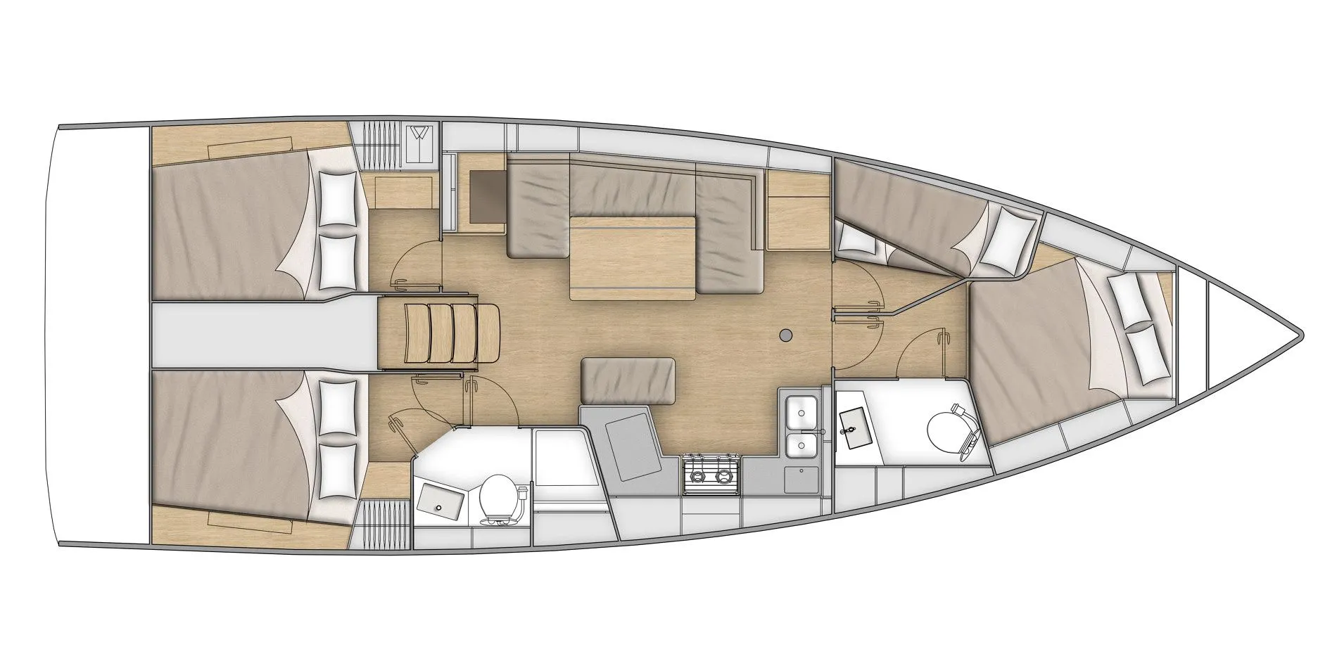 Charter a 12.87m Sailing Yacht in Portocolom