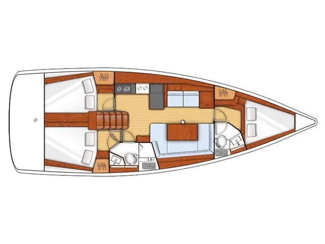 12.43m Orhaniye Sailing Yacht Hire