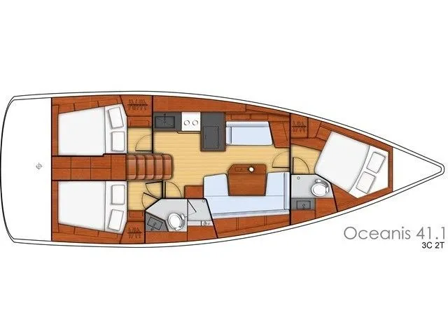 Explore Mykonos City on a 12.43m Rental Boat