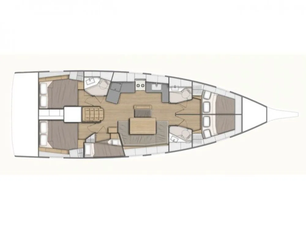 Charter a 12.43m Beneteau Oceanis 41.1 Sailing Yacht in Propriano