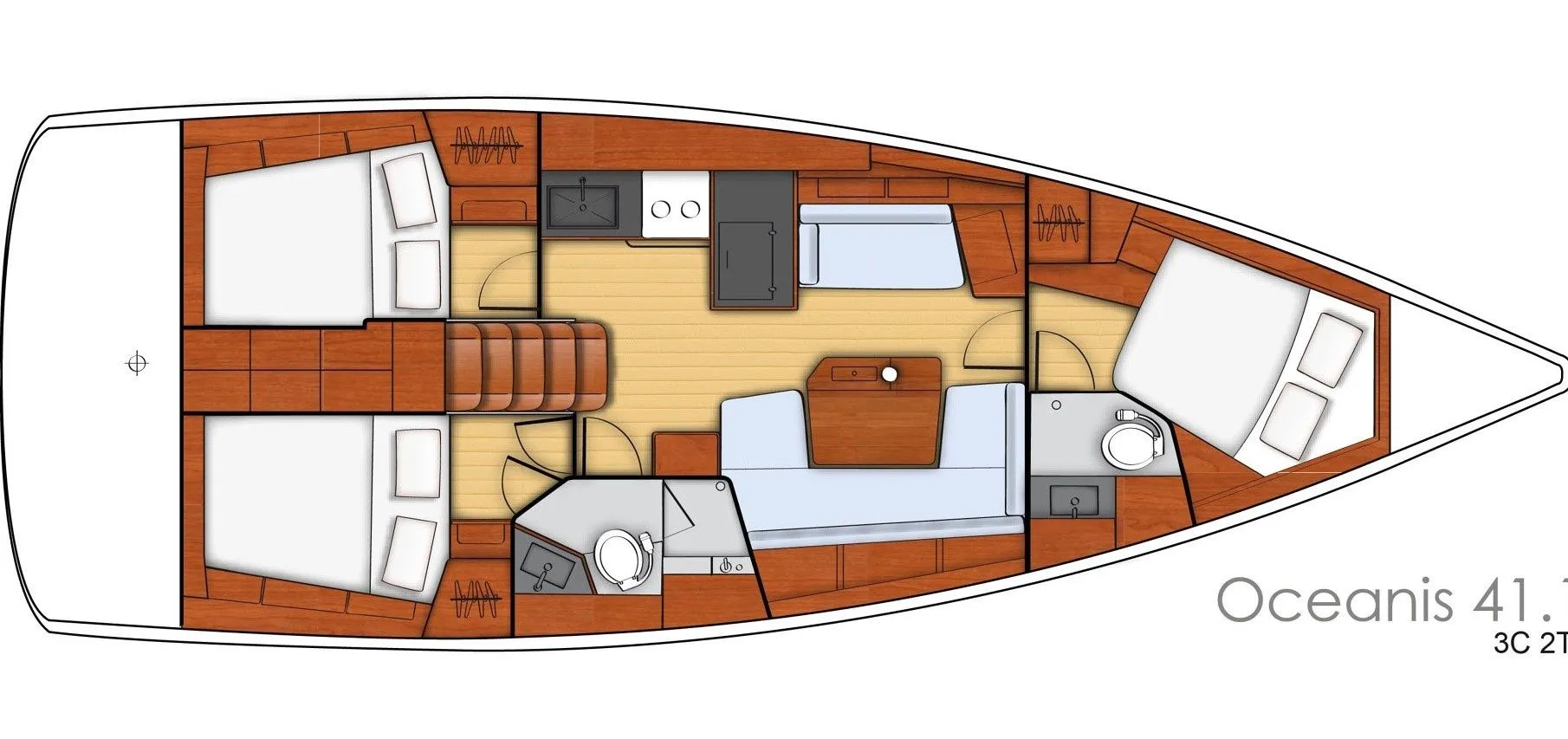 Explore Furnari on a 12.43m Beneteau Oceanis 41.1 Sailing Yacht Rental
