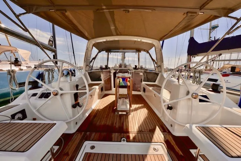 Explore Marina di Cecina on a 12.43m Beneteau Oceanis 41.1 Sailing Yacht Rental