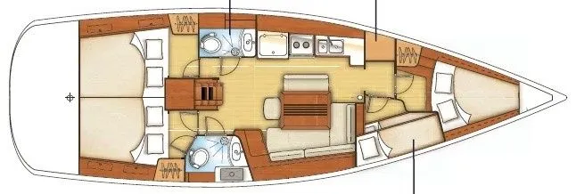 Rent a 13.1m Beneteau Oceanis 43 in Pachi