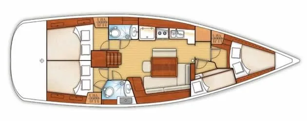 Charter a 13m 4 Cabin Sailing Yacht in Heraklio Town