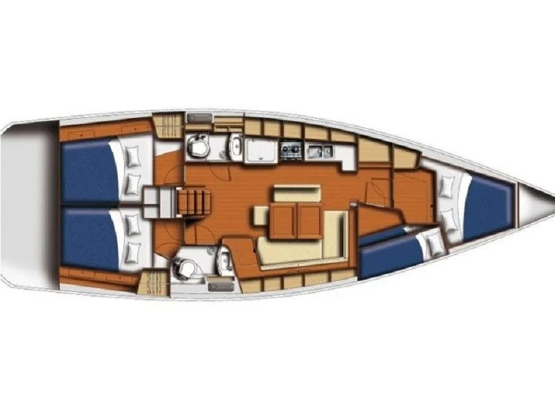 Rent a 14.4m 4 Cabin Sailing Yacht in Piombino