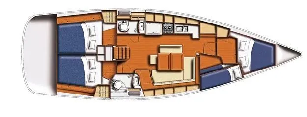 Explore Le Grazie on a 13.13m Rental Sailing Yacht