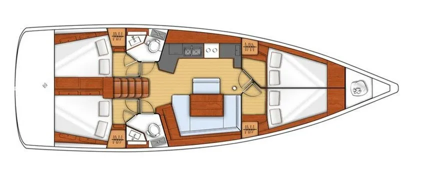 Rent a 13.5m Sailing Yacht in Ajaccio