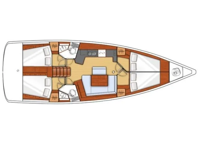 Charter a 13.5m Beneteau Oceanis 45 in Carloforte