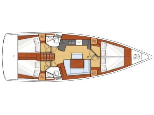 Charter a 13.85m Beneteau Oceanis 45 in Bocca di Magra