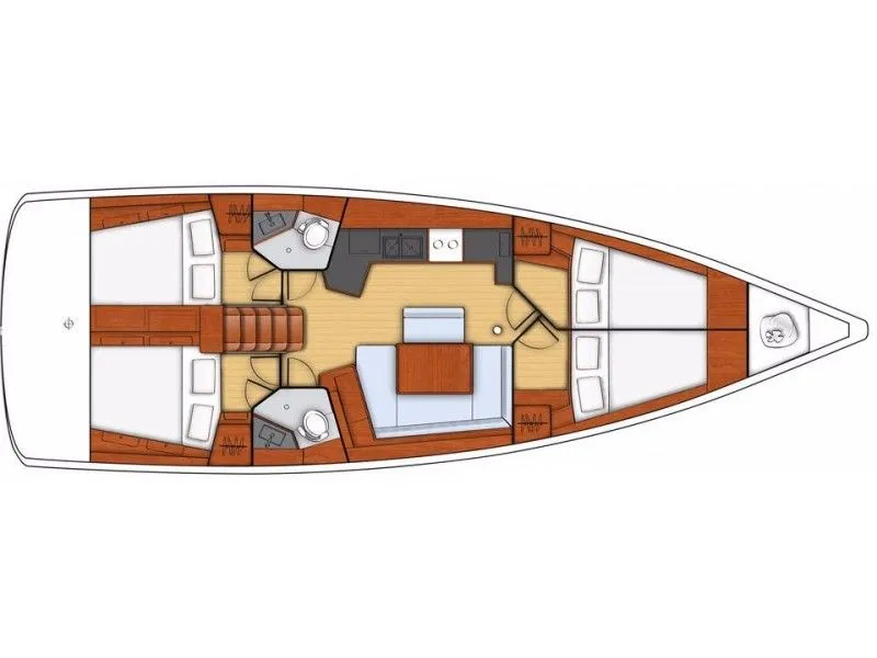 Charter a 13.85m 4 Cabin Sailing Yacht in Santa Cruz de Tenerife
