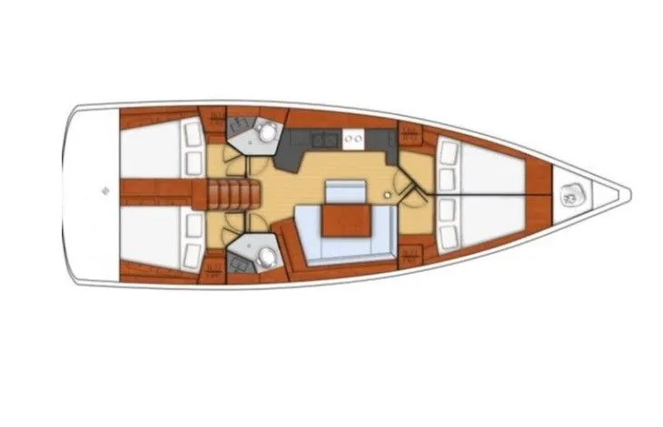 13.85m Puntone di Scarlino Sailing Yacht Hire