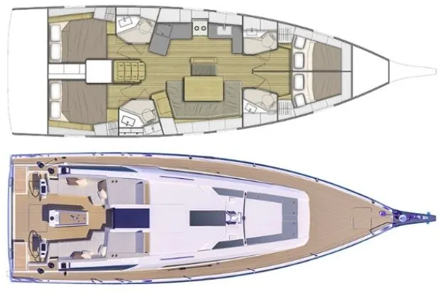 Explore Preveza on a 14.6m Beneteau Oceanis 46.1 Sailing Yacht Rental