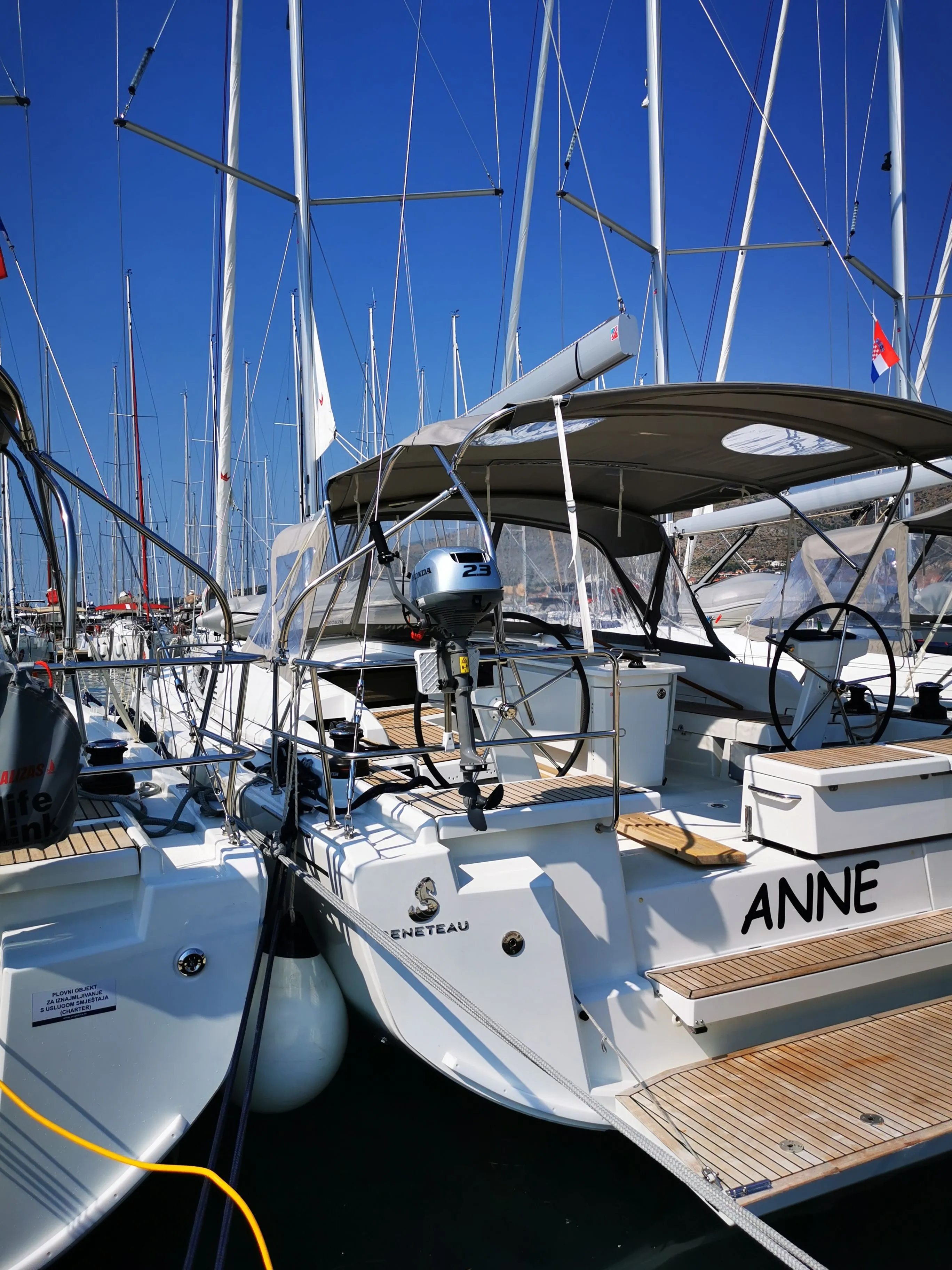 14.6m Vodice Sailing Yacht Beneteau Oceanis 46.1 Hire