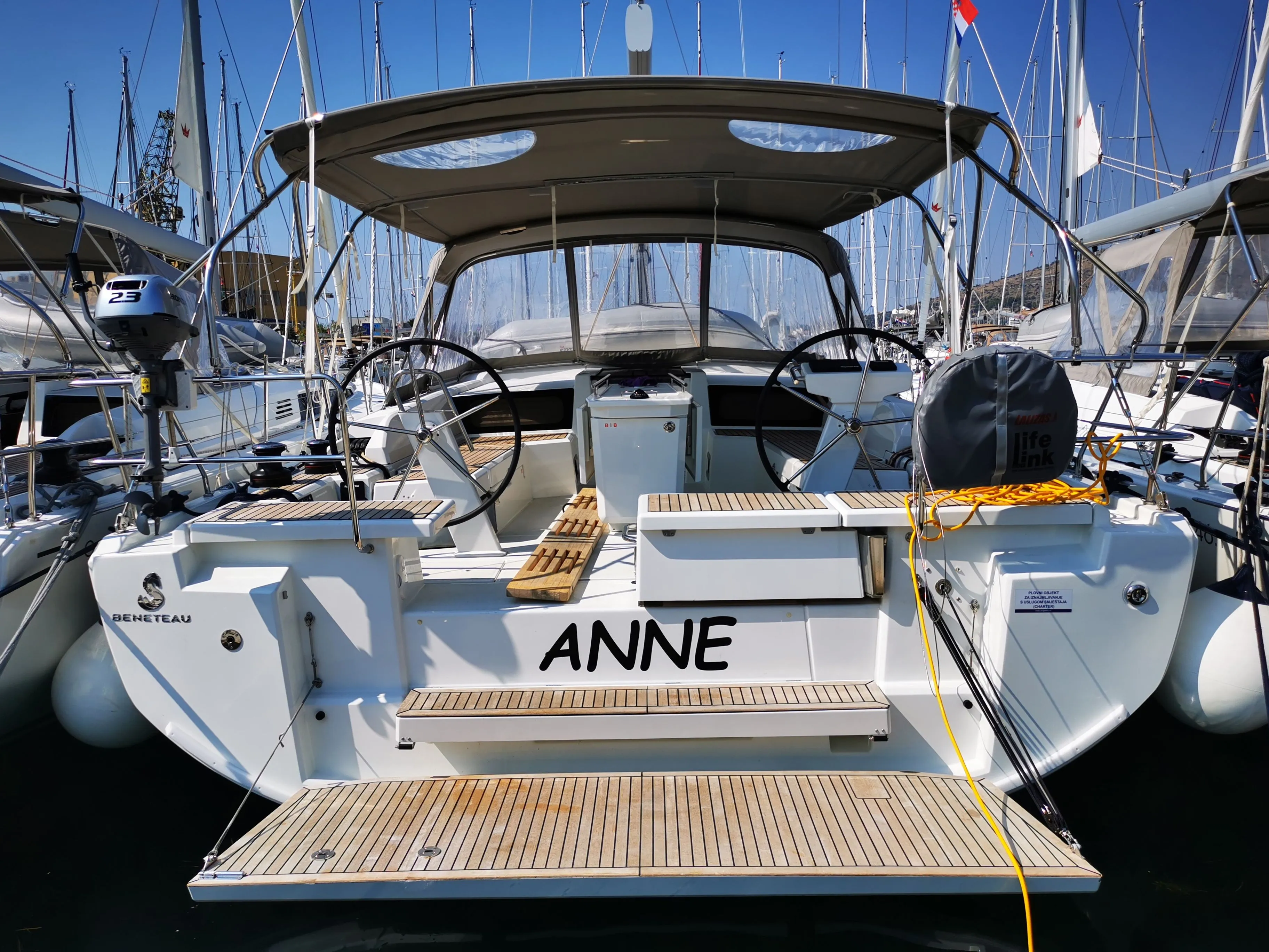 14.6m Vodice Sailing Yacht Beneteau Oceanis 46.1 Hire