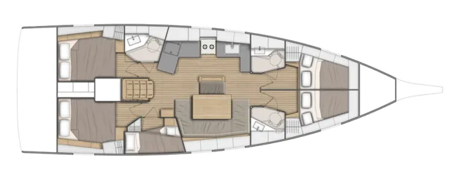 Charter a 14.6m Sailing Yacht Beneteau Oceanis 46.1 in Cannigione