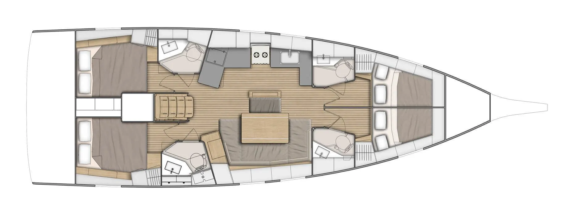 Cala D`Or Kiralık Beneteau Oceanis 46.1 14.6m Yelkenli Yat
