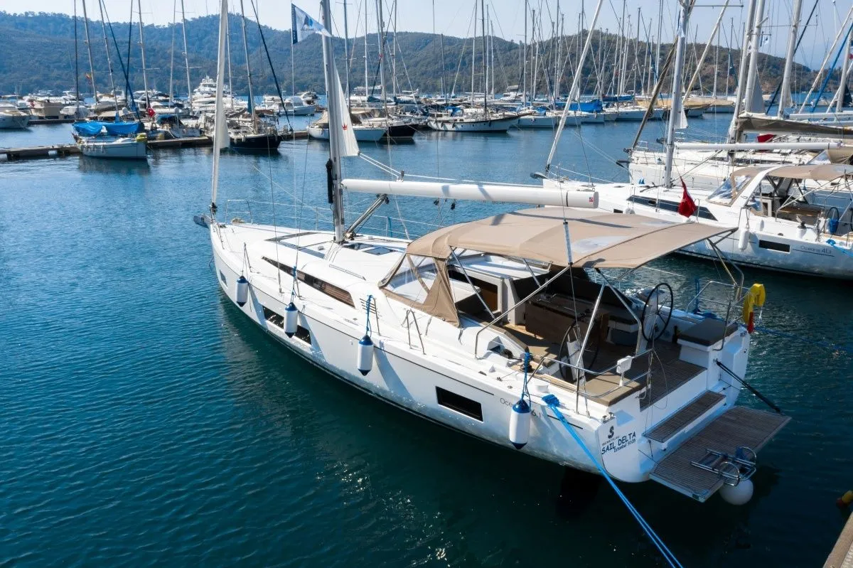 Explore Orhaniye on a 14.6m Beneteau Oceanis 46.1 Sailing Yacht Rental