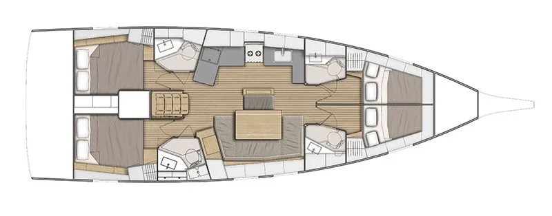 14.6m Vodice 4 Cabin Sailing Yacht Hire