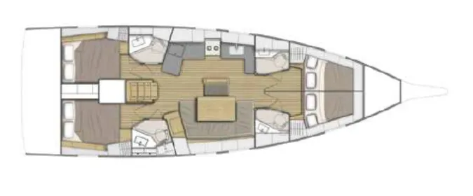 14.6m Palma de Mallorca Sailing Yacht Beneteau Oceanis 46.1 Hire