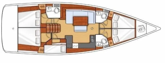 Charter a 14.6m 5 Cabin Sailing Yacht in Athens