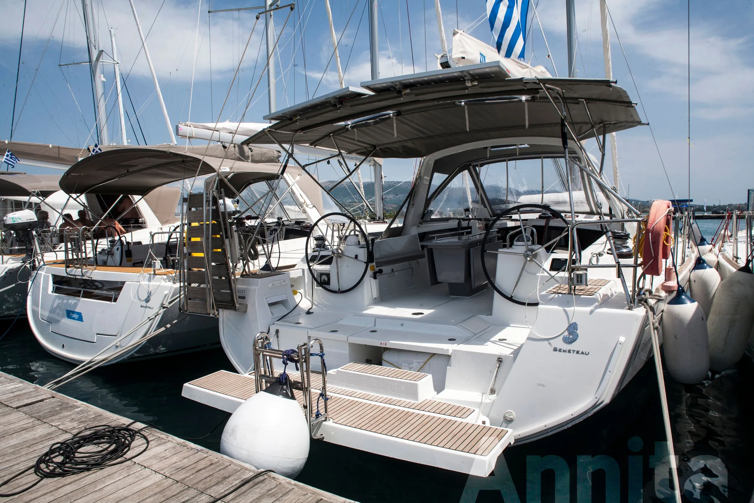 Explore Rhodes Town on a 14.6m Beneteau Oceanis 48 Sailing Yacht Rental