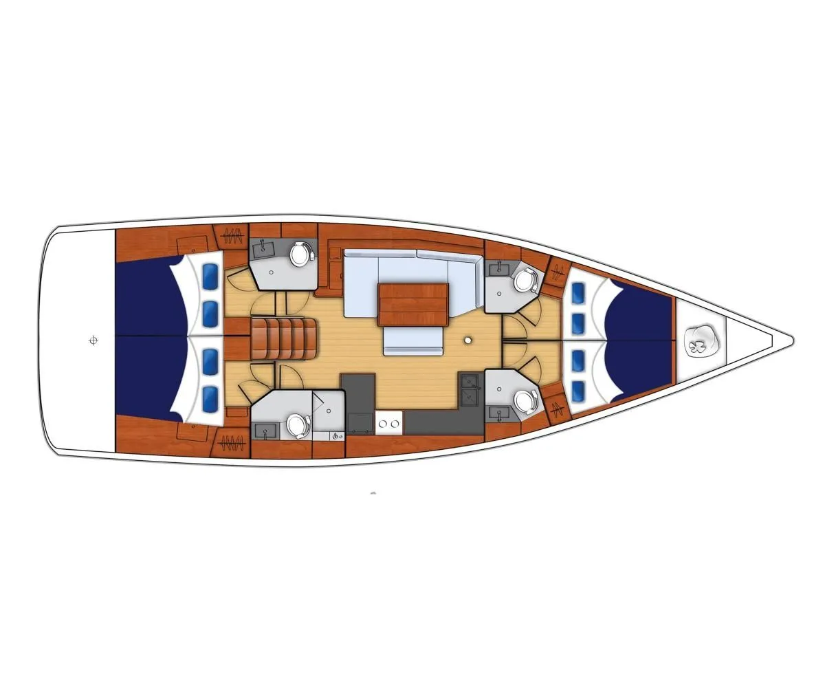 Explore Road Town on a 14.57m Rental Beneteau Oceanis 48