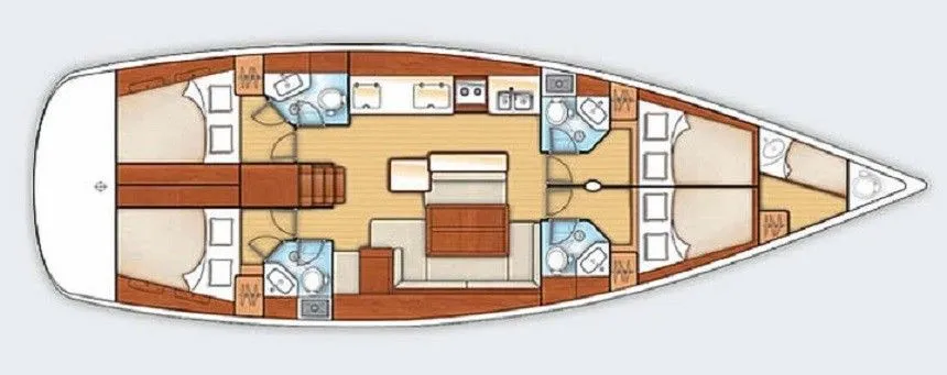 Explore Elefsina on a 15.42m Rental Sailing Yacht