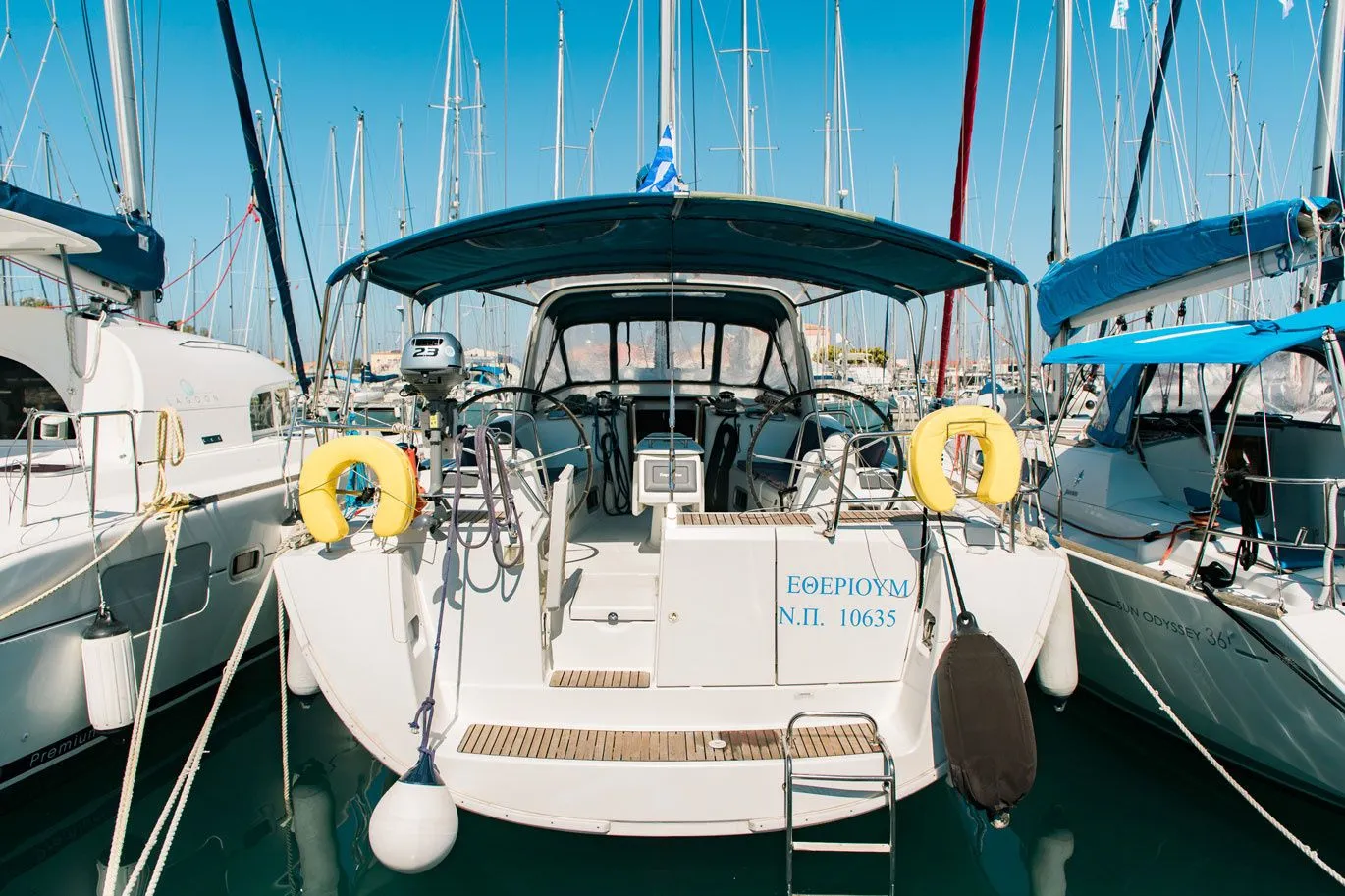 15.42m Nydri Sailing Yacht Beneteau Oceanis 50 Hire