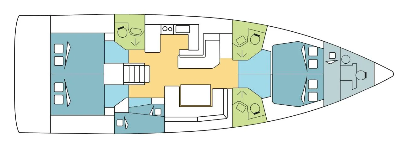 Rent a 15.94m 6 Cabin Sailing Yacht in Anse Marcel
