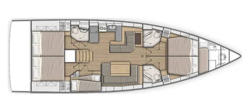 Explore Puntone di Scarlino on a 15.94m Rental Beneteau Oceanis 51.1
