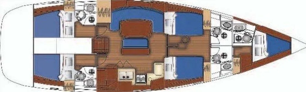 Rent a 16.2m Sailing Yacht Beneteau Oceanis 523 in Pozzuoli