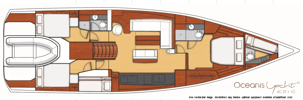 Rent a 19.07m Beneteau Oceanis 62 Sailing Yacht in Elliniko