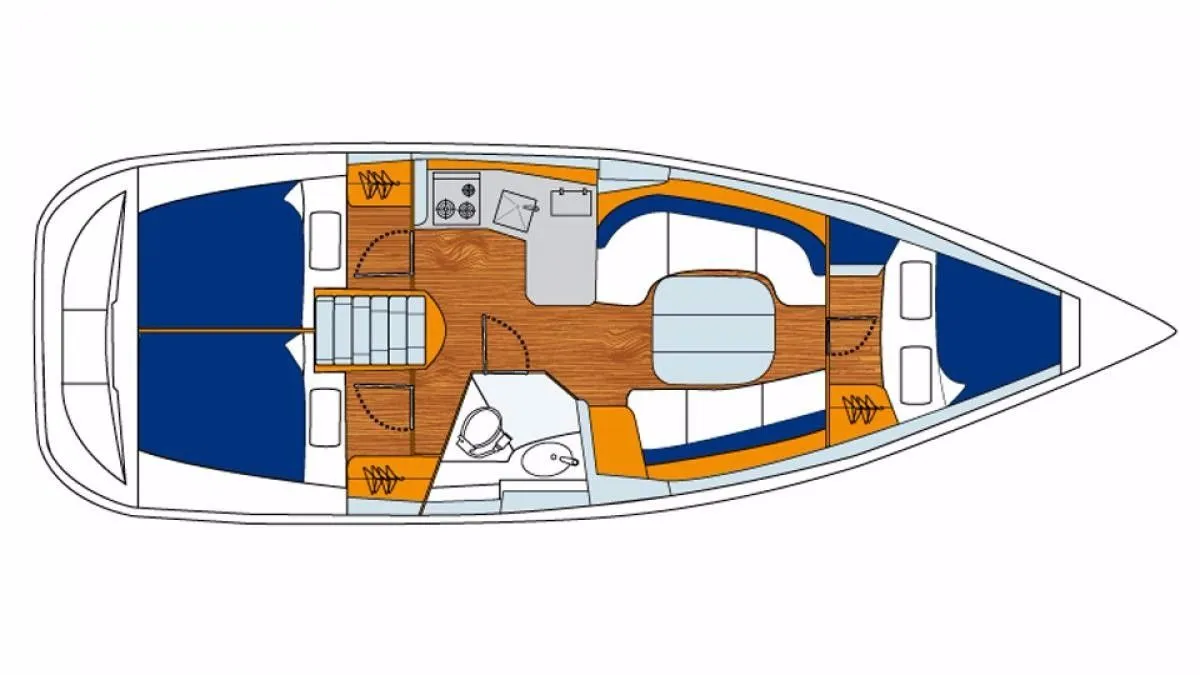 10.82m La Trinite-sur-Mer Sailing Yacht Hire