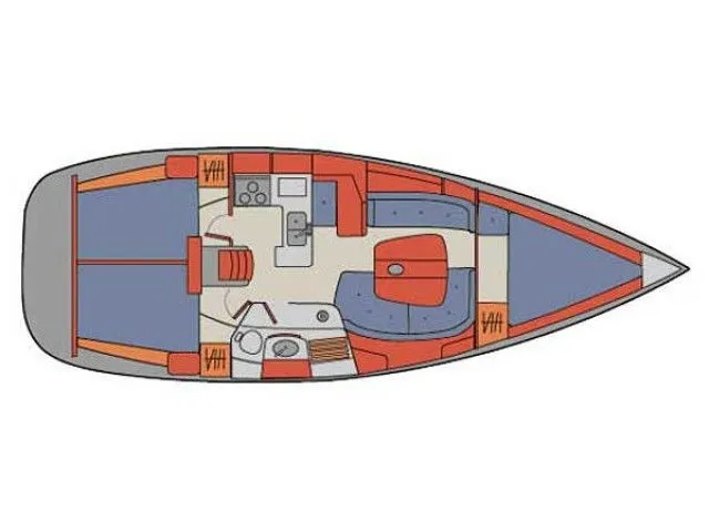 Rent a 11.1m Beneteau Oceanis Clipper 361 in Palma de Mallorca