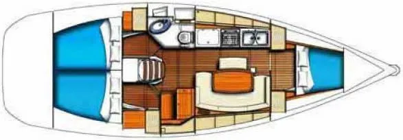 11.7m Kavala Beneteau Oceanis Clipper 393 Hire