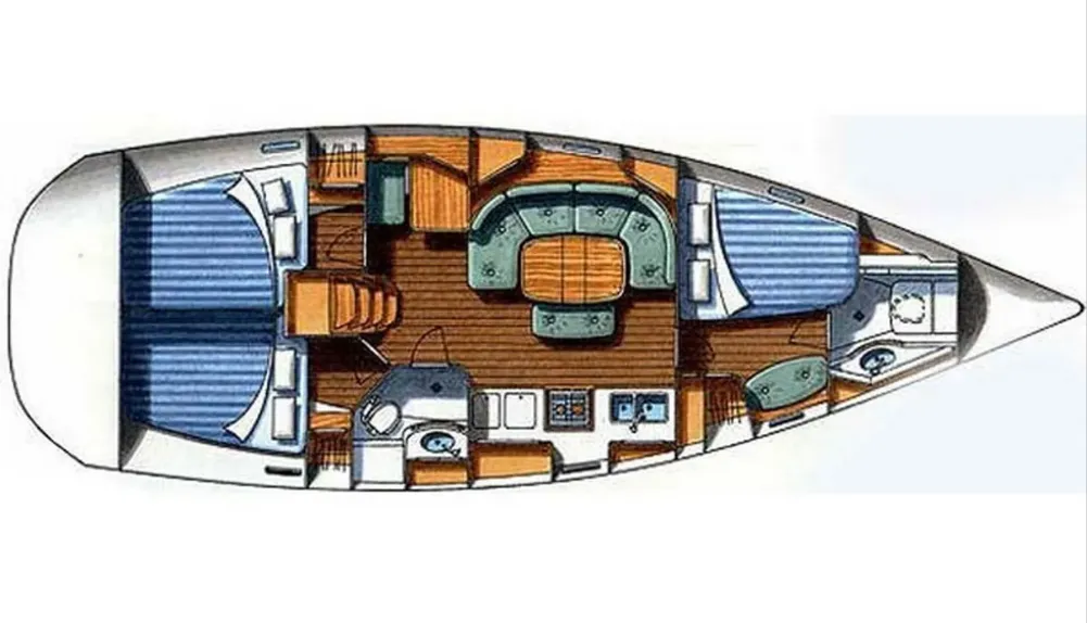Rent a 11.95m Sailing Yacht Beneteau Oceanis Clipper 393 in Split