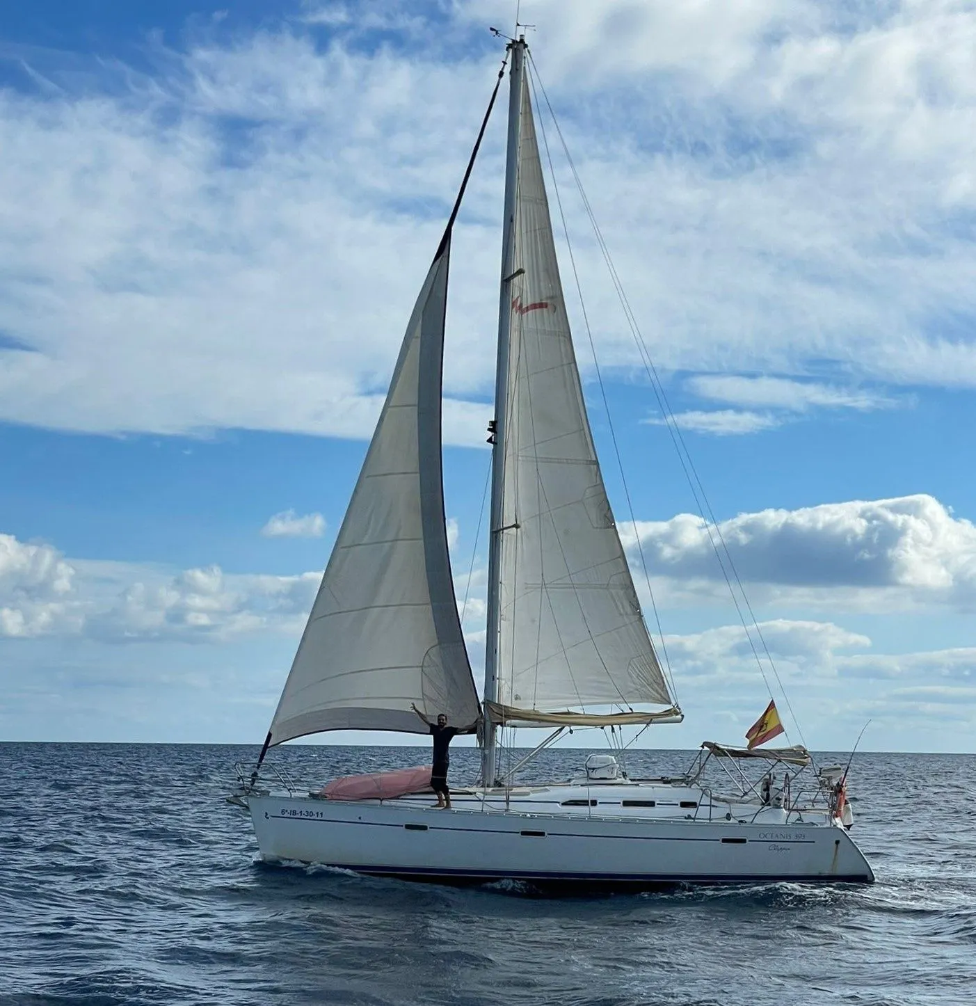 Explore Sant Antoni de Portmany on a 11.62m Rental Beneteau Oceanis Clipper 393