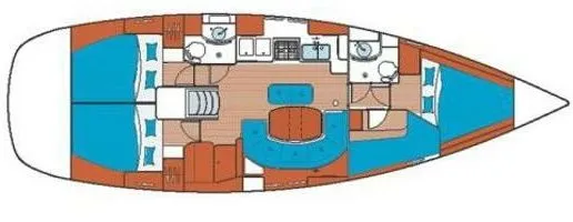 Charter a 12.71m Beneteau Oceanis Clipper 411 in Paliouri