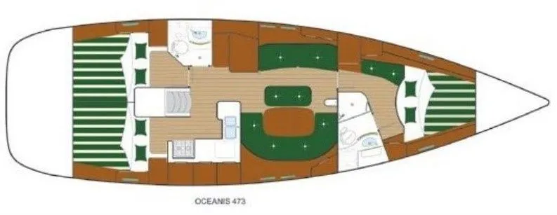 Charter a 14.3m Sailing Yacht Beneteau Oceanis Clipper 473 in Punta Ala