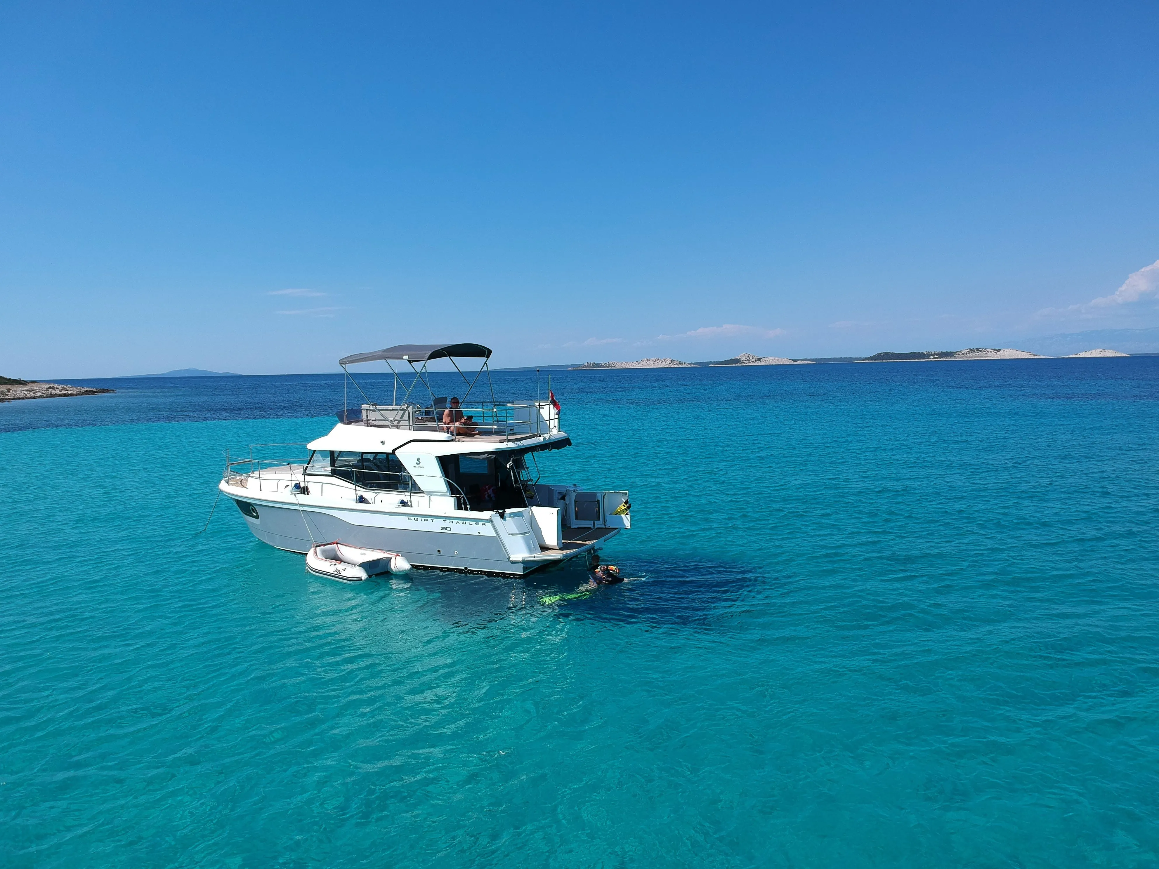 Explore Pula on a 10.39m 2 Cabin Motor Yacht Rental