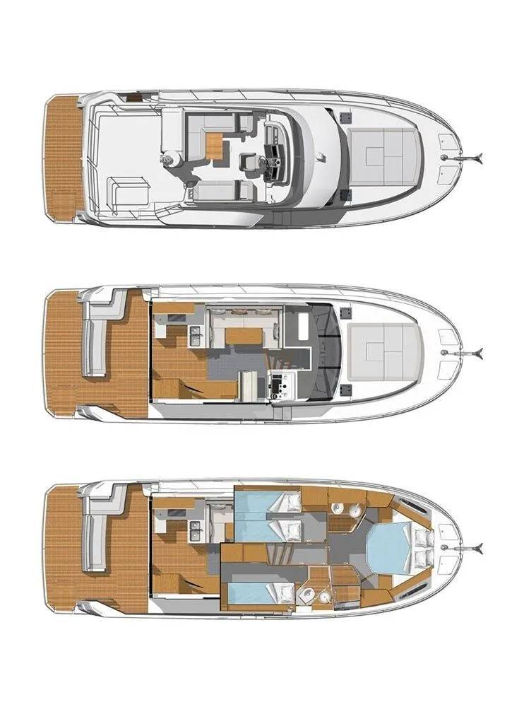 Rogoznica Kiralık 3 Kabinli 13.43m Motoryat