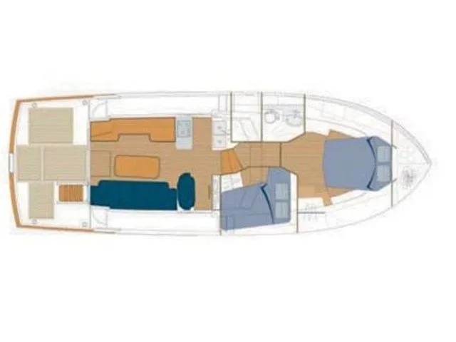 13.5m Zadar Motor Yacht Beneteau Swift Trawler 42 Hire
