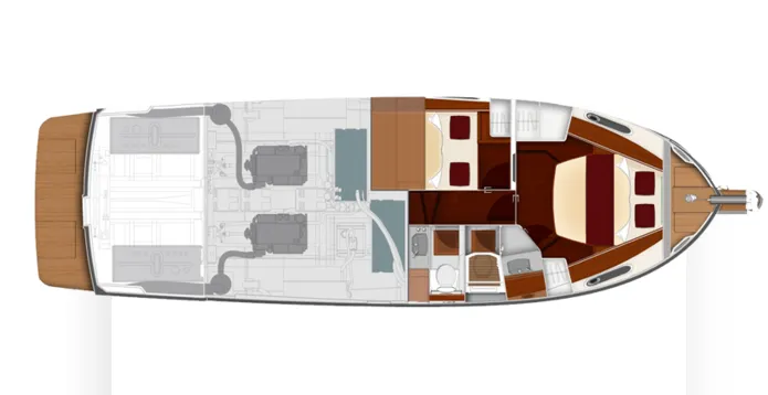 Explore Herceg Novi on a 13.88m 2 Cabin Motor Yacht Rental