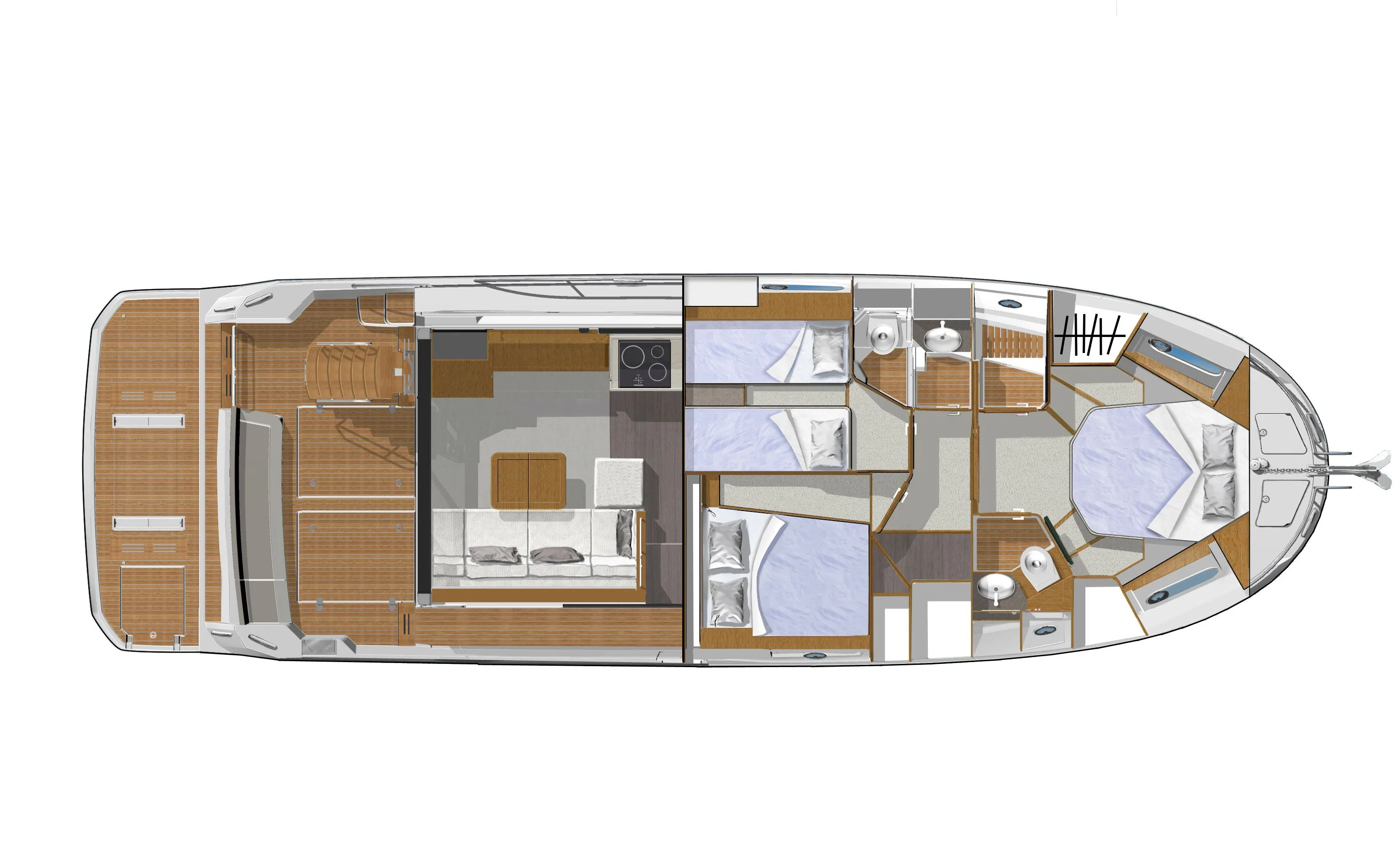 Rent a 14.74m Beneteau Swift Trawler 47 Motor Yacht in Procida