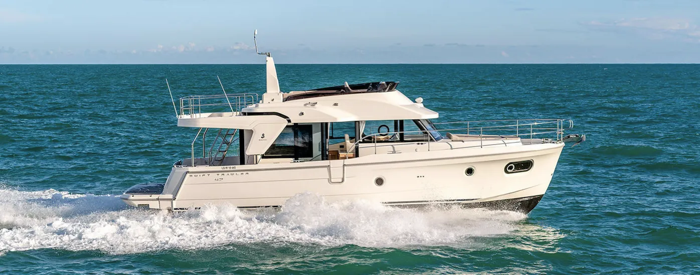 Rent a 14.74m Beneteau Swift Trawler 47 Motor Yacht in Procida