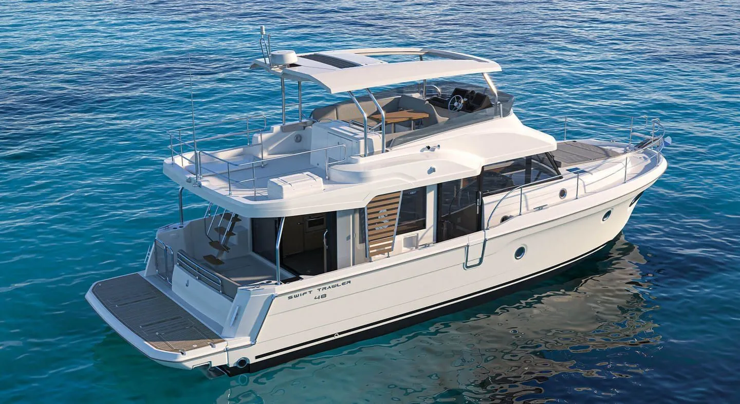 Explore Makarska on a 14.74m Beneteau Swift Trawler 48 Motor Yacht Rental