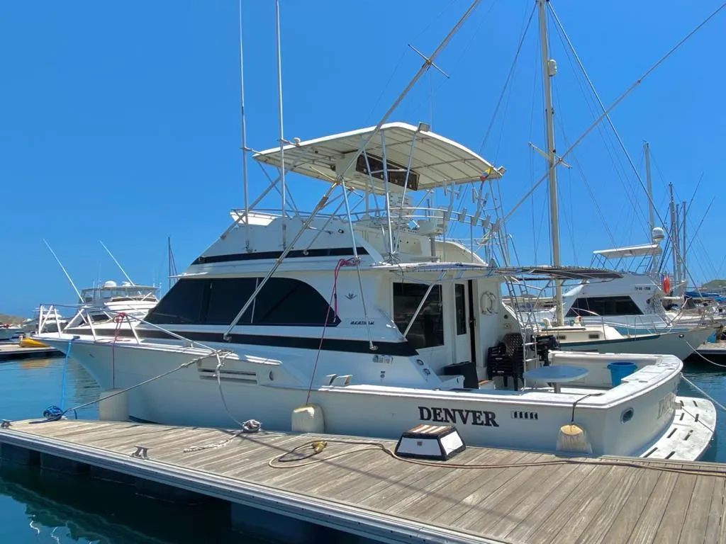Explore Santa Marta on a 14.17m Rental Motor Yacht Bertram 46