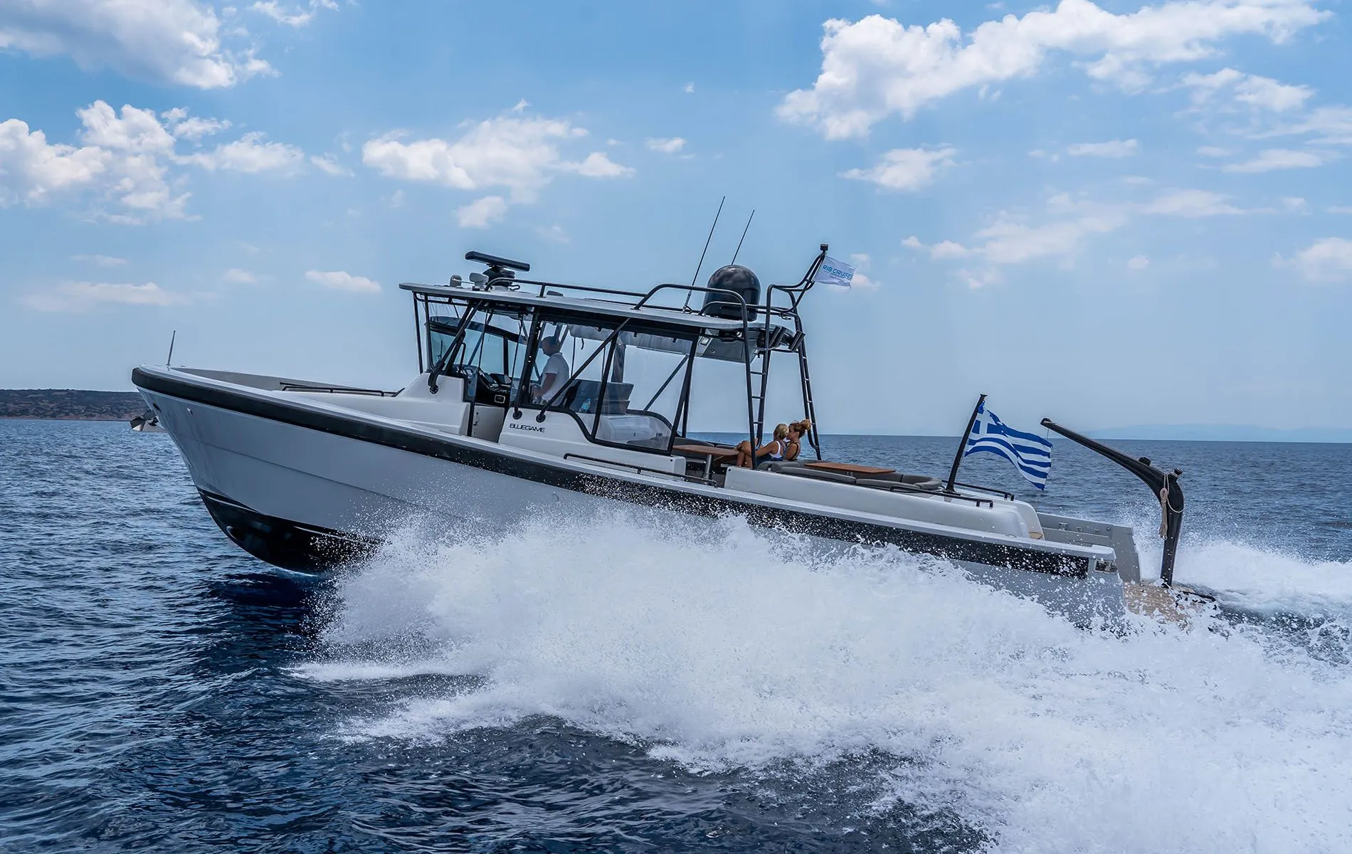 14.5m Porto Heli Motor Yacht Bluegame 47 Hire