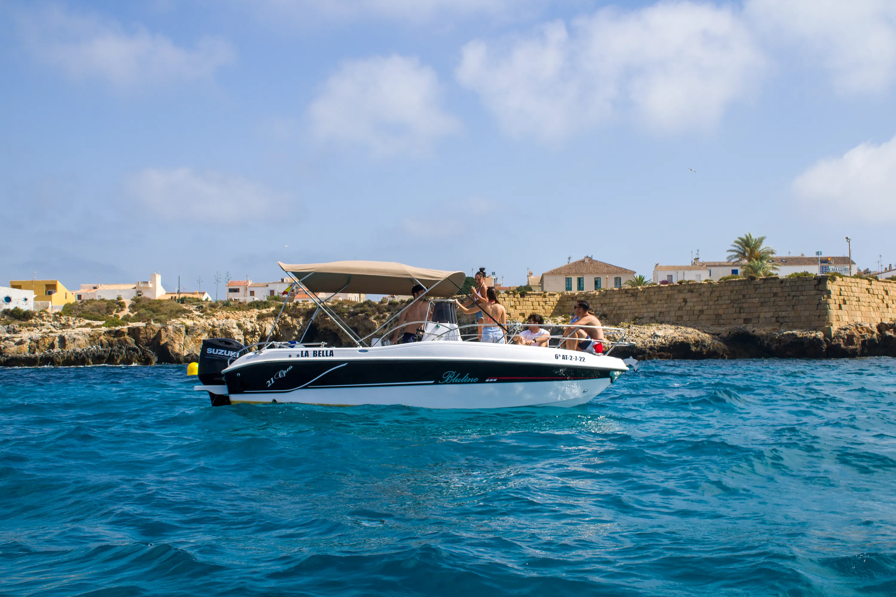 Explore Santa Pola on a 6m Rental Bluline 21