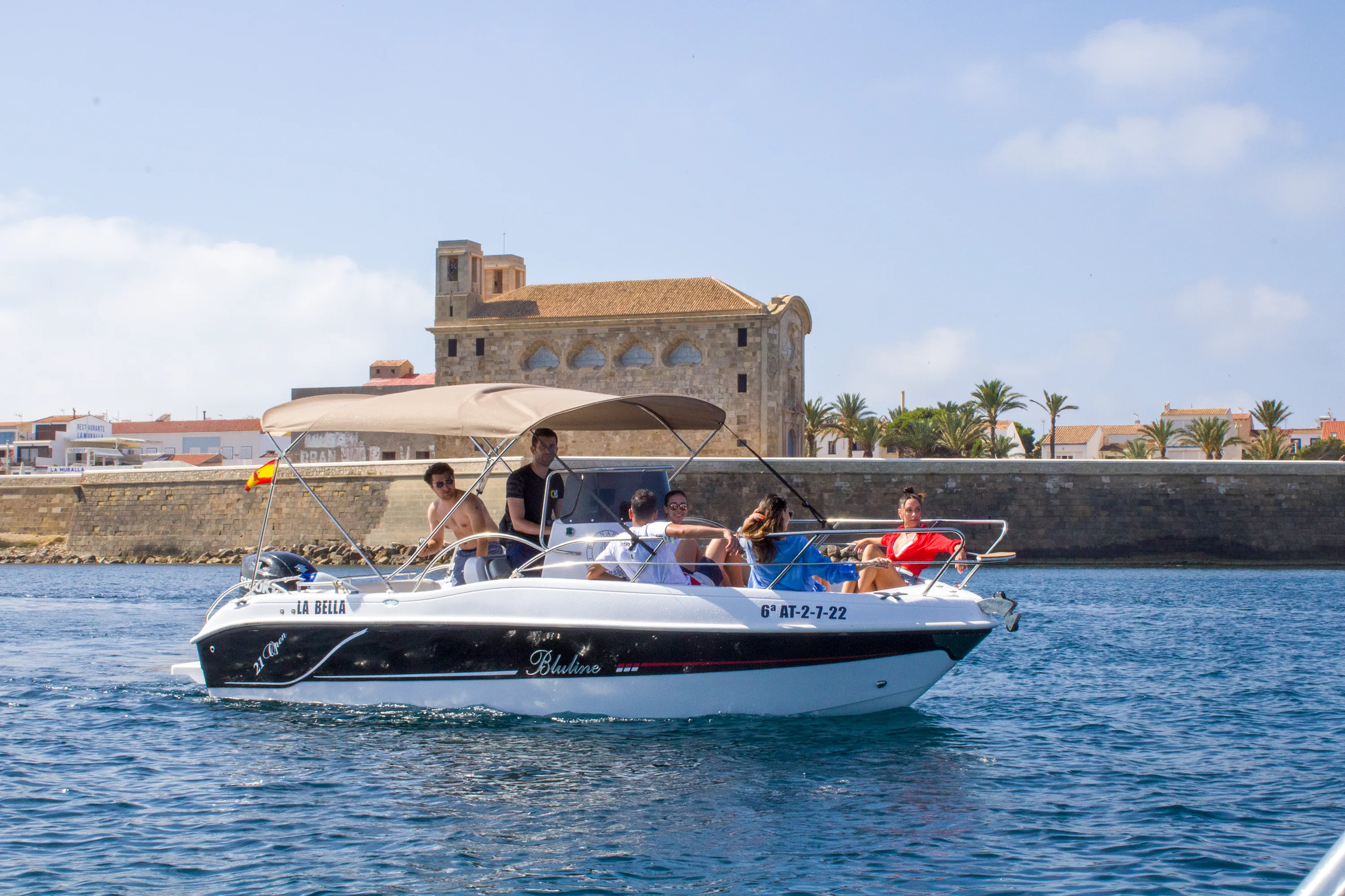 Explore Santa Pola on a 6m Rental Bluline 21